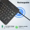 Keyboards Bluetooth Keyboard Wireless Keyboard Mini Keyboard Wireless for PC Phone iPad Rechargeable Noiseless Keyboards Bluetooh