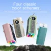 Mini Outdoor Solar Charging Wirless Bluetooth Speaker TF Card U Disk AUX Playback Radio Portable 360° Stereo Surround Colorful Diaphragm Lantern Speakers Subwoofer