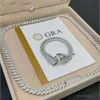 Collana girocollo Collane con ciondolo Designer per uomo Gioielleria raffinata Hiphop Zircone 14mm Sier Cuban Link Miami Chain