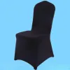 DD 100st Stretch Polyester Chair Cover Wedding Hotel Ordförande Banquet Thickning Universal One-Piece Wedding Chair Cover