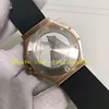 Montres chronographes à 2 style Photo réelle pour hommes Classic Black Dial 18K Rose Gold Bracelet Bracelet Fold Sport Quartz Mouvement Chrono Wrist Wrist Wistars Watch