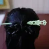 Cerâmica vintage Hairpin Elegante Stick Stick Acessórios de cabelo personalizados ótimos presentes para mulheres meninas