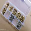 100PCS/180PCS/270Pcs M2 M2.5 M3 M4 Brass PCB Standoff spacer Screw Nut Assortment Kit Set