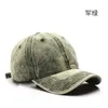 Bollmössor Bomull Baseball Cap för män och kvinnor Fashion Sun Hat Wash Cowboy Snapback Casual Sport Peaked Gorras unisex