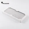 Resfriamento de 240mm de radiador de cobre branco G1/4 Thread PC Água Cooler Conculamento de líquido de líquido Adequado para 2 fãs TSRPTWWHITE240