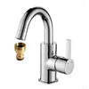 Kitchen Faucets LVOERTUIG 23mm Hose Quick Connector Brass Threaded Garden Water Tube Fitting Tap Adapter (gold)