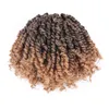 Hot selling wigs with dirty braids colorful low-temperature silk braids Passion Twist synthetic fiber wigs hand rubbing two strands of dirty braids