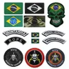 Operacos de elite de braçadeira tática do Brasil Brasil, Esquadrão Esquadrão Montanha Esquadrão Bordado Apliques de Aplique PVC