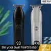 Trimmers 2022 Hot Sale Ny professionell trådlös LCD -hårtrimmer Beard Hair Clipper Barber Shop Rechargeble Hair Cutting Machine USB