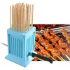 BBQ Meat Basker Maker Wear Weat String Lamb Lamb Machine 49 trous Tools Tofu Skewer Machine Grill Barbecue ACCESSOIRES