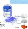 SEISSO 10 / 100G MICA Organique Powder Nail Princer Savon Savon Kit Pigments en poudre Pigmen