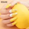 Rosalind UV Nail Gel 2st Set Pure Color Semi Permanent Hybrid Lack Manicure Nail Art Base Top Coat Nagel Gel Polish Kit Ny