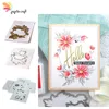 2021 New Arrival Flower Cutting Dies And Stamps And Stencil Scrapbook Diary Friendly Garden Hot Foil Embossing Template Card