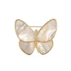 Nieuwe luxe breken cocon in vlinders natuurlijke fritillaria vlinders broche modieuze en prachtige lange prinses dezelfde stijl borstvoeding