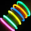 LED rave leksak 50/100 st glödpinne fluorescerande stick neon halsband armband party light stick för wedd festlig konsertparti glödpinne 240410
