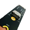 Tarjetas M.2M Key PCIe X4 SSD a U.2 Oculink SFF8612 Tarjeta de adaptador Gen4/Gen3 para 2.5 pulgadas NVME U.2 (SFF 8639) SSD PCIe NGFF Riser Riser Riser