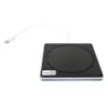 Cases External USB DVD Case for Pro SATA Hard Disk Drive DVD Super Multi slot has aluminum look Silver