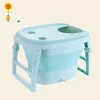 Baignoire pliante pour bébé nouveau-né grande capacité baignoire baignoire rangement portable pour enfants