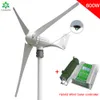 12/24V AC 600W Wind Turbine Generator Kit Home Micro Windmill With Hybrid Wind Solar Charge Controller Ship from Spain Warehouse
