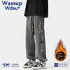 Men's Pants WASSUP American Spring Boys Loose Sports