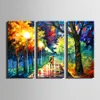 Paysage de 3 pièces Full Square / Round DIY PEINTURE DIAMENT