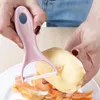 2 renk patates elini soyucu seramik bıçak meyve sebze dilimleyici hız kesici paslanmamış ev mutfak soyma aracı damlası