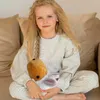 Pluszowe lalki Nowe i urocze japońskie wypchane KapiBarasan Toy Capybara San White Rabbit Plush Doll z uroczą poduszką jako prezent dekoracyjny J240410