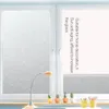Pegatinas de ventana 45cm x 200 cm Privacy Glass Película Dirección Decoración del hogar Sin Glue Películas decorativas de adhesamiento estático decorativo