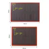 耐熱性オーブンシートライナークッキー/パン//ビスケット/パフ/エクレア穴あきシリコンペストリーマットツール用の耐熱性ベーキングマット