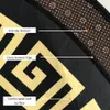 Luxe tapijt woonkamer zwart wit goud Europese geometrische etnische stijl ronde tapijt tapijten voor slaapkamer decor thuisstoelmat