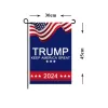 Bandeira Trump Donald 2024 30x45cm Banner Maga Keep Amercia Great Garden Garden Flags