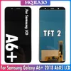 6.0inch TFT2 LCD pour Samsung Galaxy A6 + 2018 Affichage A605 Assemblage du panneau de numériseur à écran tactile A6 Plus A6050 Affichage LCD