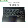 Tangentbord YB1X90 German tangentbord Backlight Palmrest för Lenovo Yoga Book YB1X90L X90F YB1X91L X91F Germany Keyboards Assembly Pekplatta