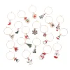 15/20pcs Christmas Wine Glass Charms Delicate Useful Durable Wine Cup Tags Wine Cup Decorations Wine Cup Markers For House Party