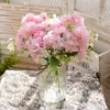 Decoratieve bloemen gesimuleerde Cannation Hydrangea Woonkamer Decoratie VASE TAFEL NOTEN BOUQUET EN ANDERE SCène