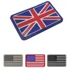 PVC Epoxy Flag Brandband UK Alemanha França Itália Estados Unidos Canadá Bandeira Roupa de Backpack Hat jeans Patch decorativo