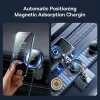 Stands Baseus Magnetic Car Phone Holder Apple iPhoneのワイヤレス充電器14 13 12 11 Pro Maxワイヤレス充電電話ホルダー充電器