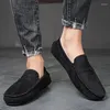 Chaussures décontractées Men Loafers Boat Sneakers 2024 Fashion conduisant Walking Walking Mâle