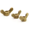 DIN315 Brass Butterfly Noot Hand Draai vleugelmoeren M3 M4 M5 M8 M8 M10 M12