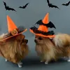 Dog Apparel Halloween Pet Hat Funny Witch Costume Party Headdress Holiday Cosplay Headwear Accessories