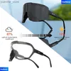 Eyewes extérieurs SCVCN Men de lunettes de soleil photochromiques pour verres à vélo de vélo de montagne Route à vélo de vélo de vélos Pock Cycle POLIE