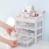 Plastic Makeup Organizer Cosmetic Drawer Makeup Storage Box Container Nail Casket Holder Desktop Sundry Storage Case Bead Tools2913