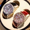 Marissa Schwarzenegger Watch Top 10 Luxury Womens Brands mit Diamond Set Time to Run Mode und wasserdichten Stil