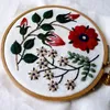 Europeisk stil broderi nybörjare nybörjare broderat materialpaket blommor broderi mönster diy cross stitch kit bordado