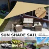 Rectangle Triangle Sun Shade Sail 98%UV Resistant Waterproof Awning Outdoor Patio Garden Lawn Backyard Sun Shelter Canopy Fence