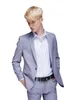 Tailored Light Blue Men Suits Outfits Coat Custom Made Wedding Party Wear Clothes Notch Lapel Blazer Trousers 2Pcs Jacket Pants