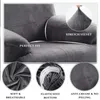 Velvet 4 -stycken stretchrecliner täcker retarstolskåp för läder och tyg | Vardagsrum