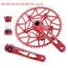 Bolany Integrated Crankset Single Speed ​​Hollowtech Crank Arms For Bicycle 130 BCD Folding Bike Connecting Rods Monoplate BMX