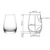 ISO Level professionnel 50 ml d'alcool spiritueux Shot Glass Glass International Standard Taste et juge l'alcool ou le vin de gobelet de renifère
