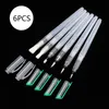 6pcs marqueurs portables peinture pinceau couleur brosse brosse à aquarelle douce.